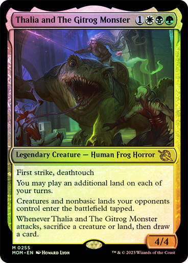 Thalia and The Gitrog Monster (mom) / Foil