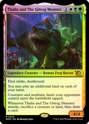 Thalia and The Gitrog Monster (mom) / Foil