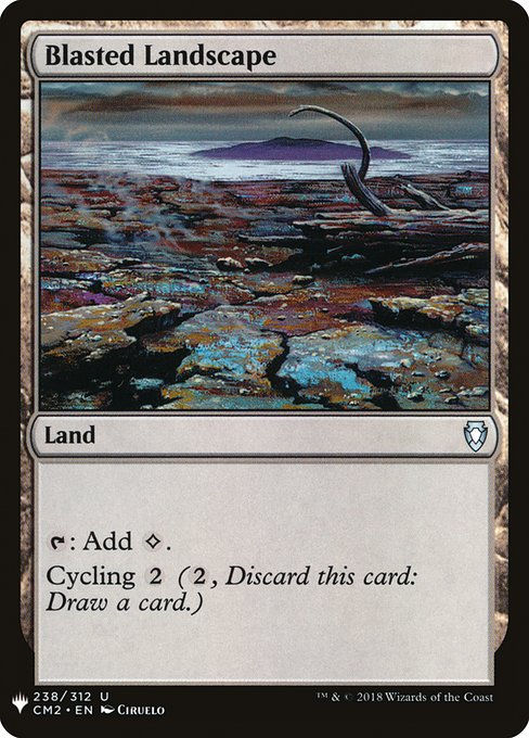 Blasted Landscape (PLST) (CM2-238)