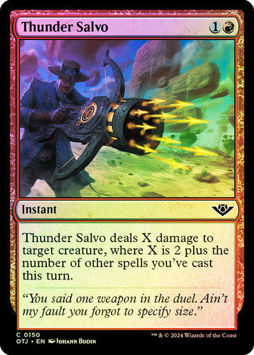 Thunder Salvo (otj) (150) / Foil