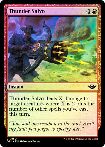 Thunder Salvo (otj) (150) / Foil