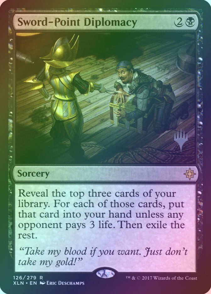 Sword-Point Diplomacy (PXLN) (126p) / Foil