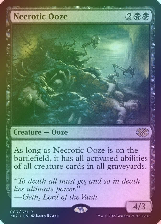 Necrotic Ooze (2X2) (83) / Foil
