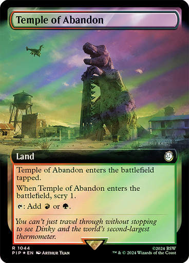 Temple of Abandon (pip) (1044) / Extended Surge Foil