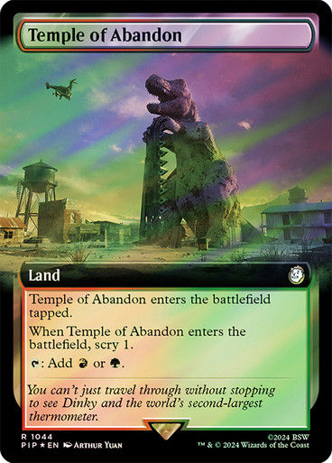 Temple of Abandon (pip) (1044) / Extended Surge Foil