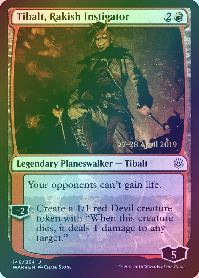 Tibalt, Rakish Instigator (PWAR) (146s) / Foil