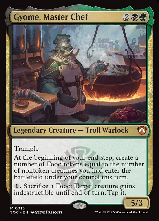 Gyome, Master Chef (SOC) (313)