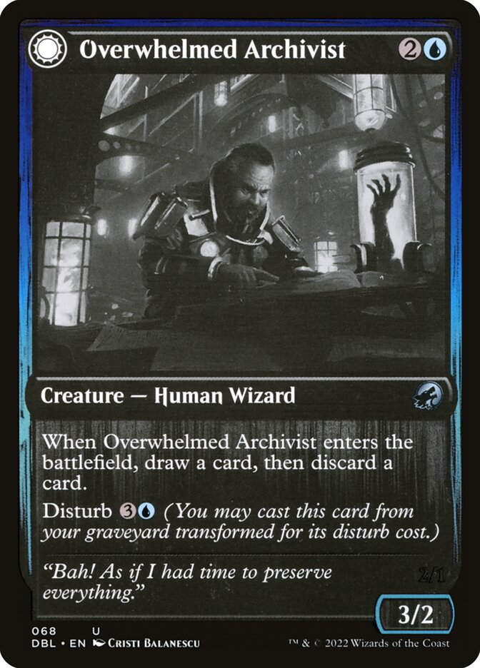 Overwhelmed Archivist // Archive Haunt (DBL) (68)