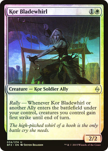 Kor Bladewhirl (BFZ) (34) / Foil