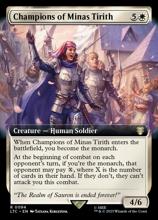 Champions of Minas Tirith (LTC) (94) / Extended Art