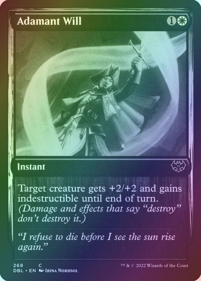 Adamant Will (DBL) (268) / Foil