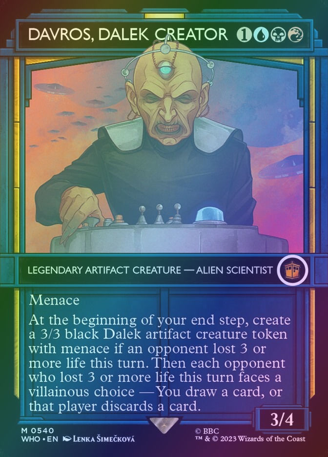 Davros, Dalek Creator (WHO) (540) / Borderless / Showcase / Foil