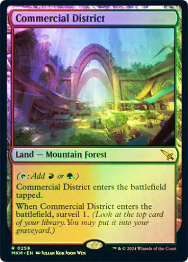 Commercial District (mkm) (259) / Foil