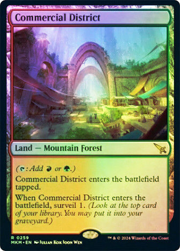 Commercial District (mkm) (259) / Foil