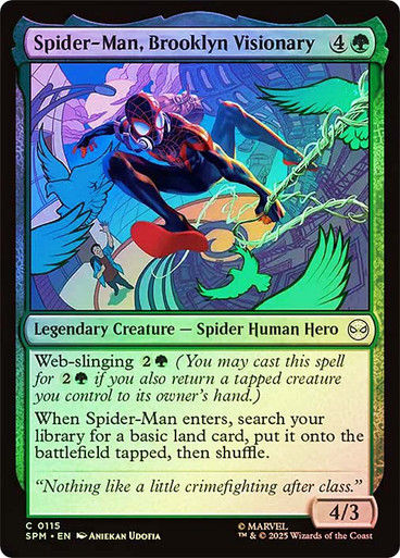 Spider-Man, Brooklyn Visionary (SPM) (115) / Foil