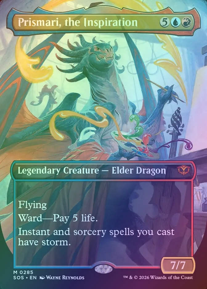 Prismari, the Inspiration (SOS) (285) / Borderless / Foil