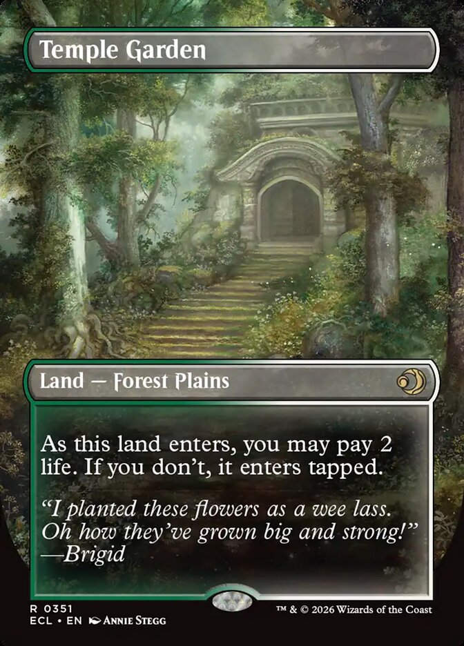 Temple Garden // Temple Garden (ECL) (351) / Borderless
