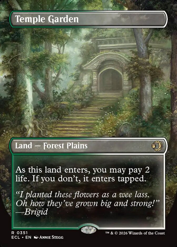 Temple Garden // Temple Garden (ECL) (351) / Borderless — cara 1 de 2
