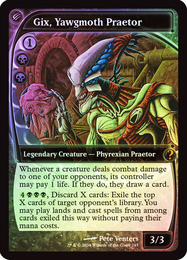 Gix, Yawgmoth Praetor (MB2) (245) / Foil