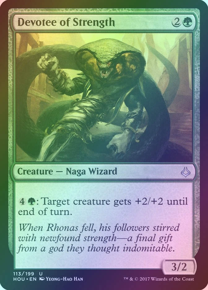 Devotee of Strength (HOU) (113) / Foil