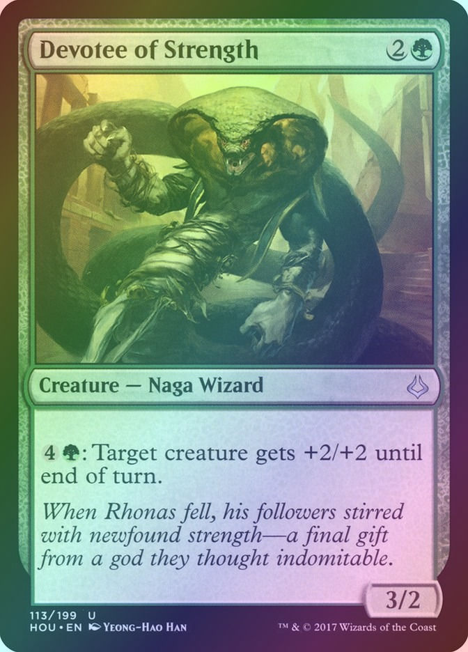 Devotee of Strength (HOU) (113) / Foil