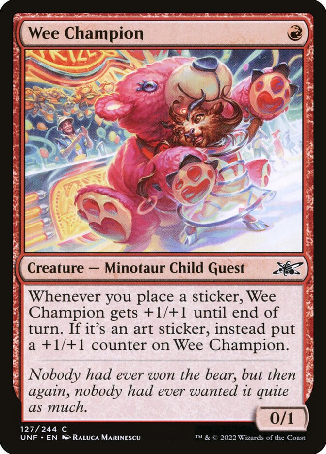 Wee Champion (UNF) (127)