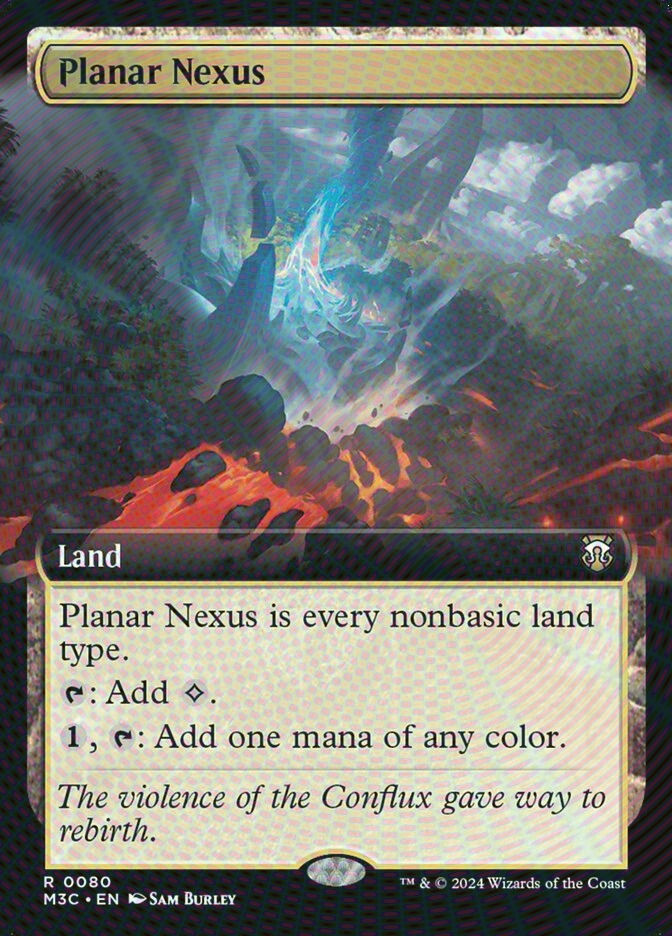 Planar Nexus (M3C) (80) / Extended Art / Ripple Foil
