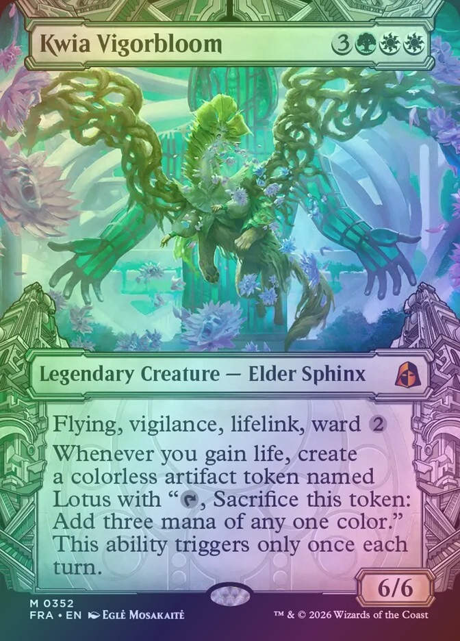 Kwia Vigorbloom (FRA) (352) / Borderless / Showcase / Foil