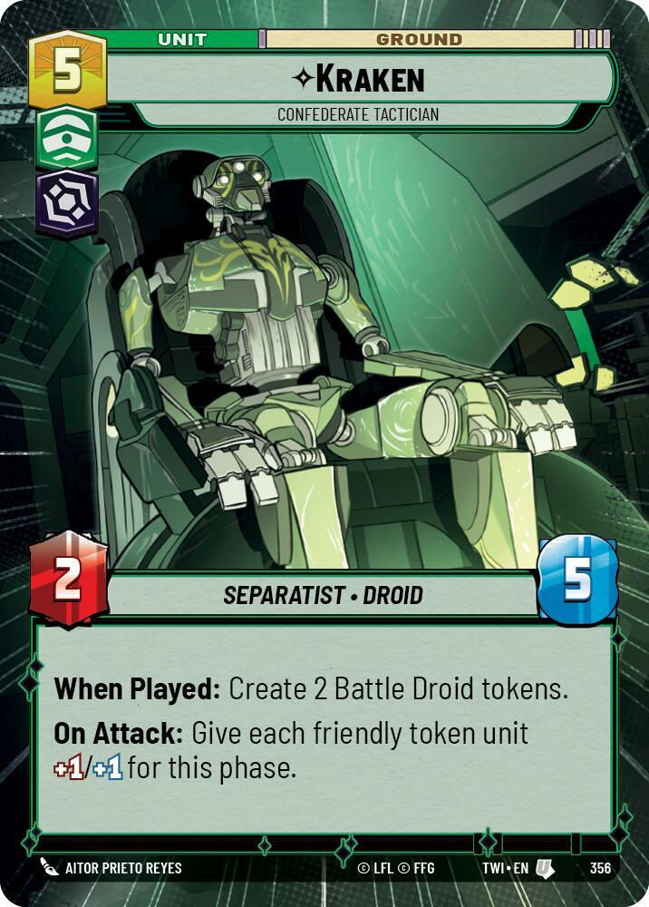 Kraken - Confederate Tactician (Hyperspace) (TWI) (356) / Foil