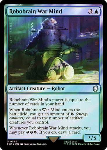 Robobrain War Mind (pip) (566) / Surge Foil