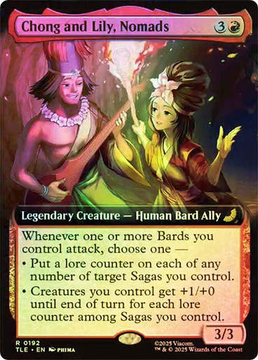 Chong and Lily, Nomads (TLE) (192) / Extended Art / Foil