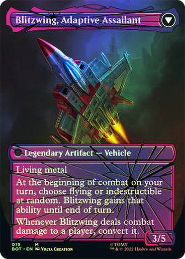 Blitzwing, Cruel Tormentor // Blitzwing, Adaptive Assailant (BOT) (19)  / Foil — cara 2 de 2