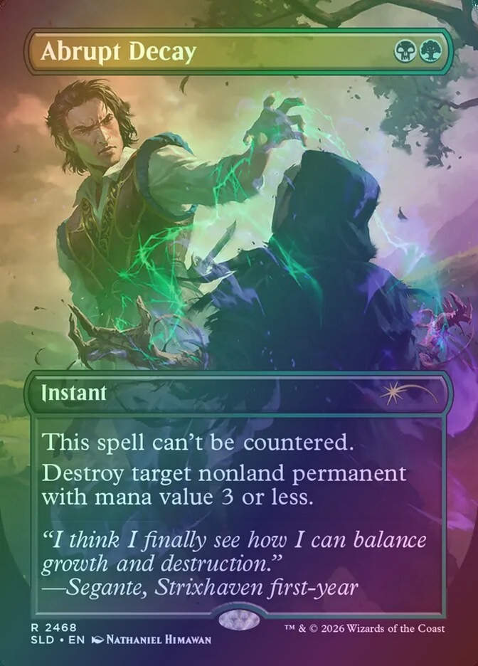Abrupt Decay (SLD) (2468) / Borderless / Foil