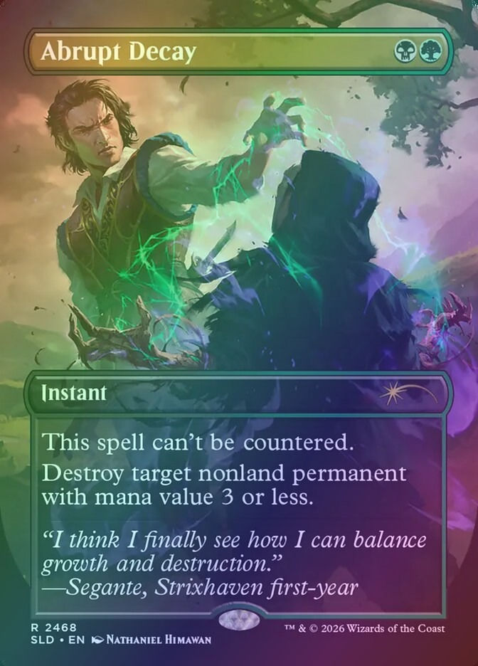 Abrupt Decay (SLD) (2468) / Borderless / Foil