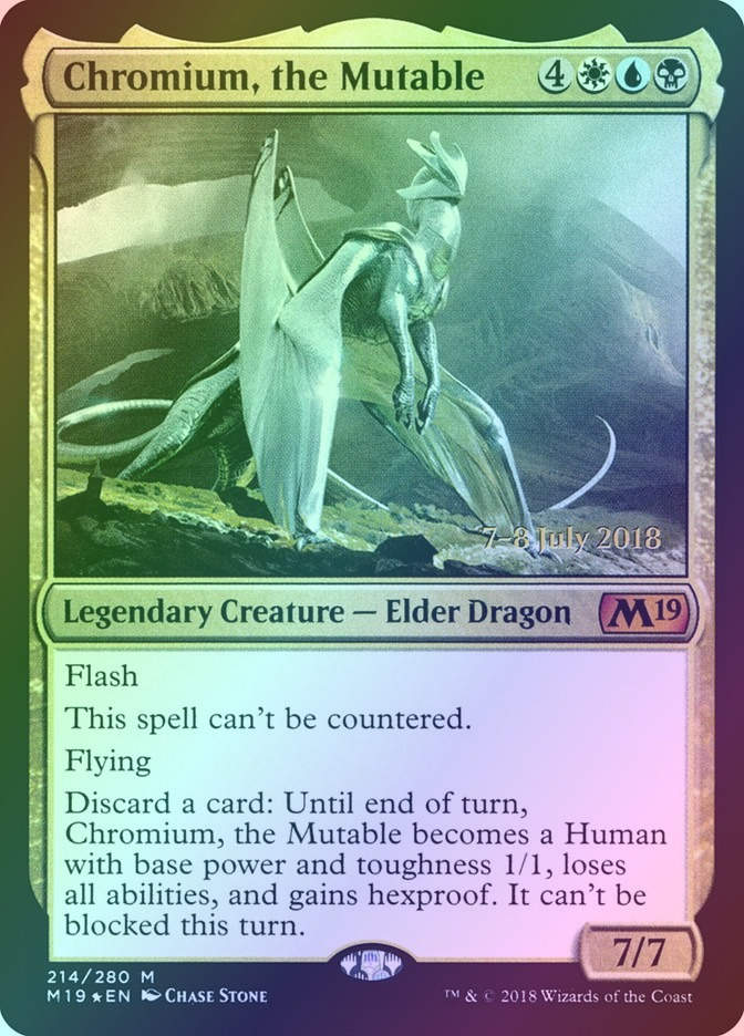 Chromium, the Mutable (PM19) (214s) / Foil