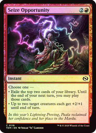 Seize Opportunity (TDM) (119) / Foil