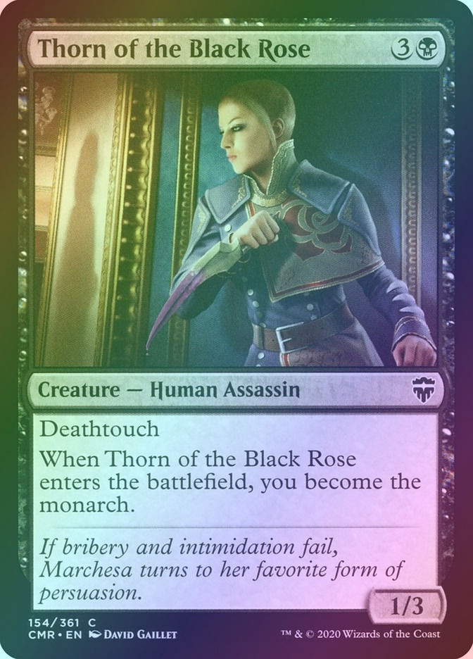Thorn of the Black Rose (CMR) (154) / Foil