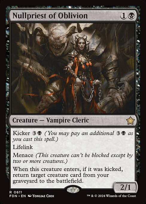 Nullpriest of Oblivion (FDN) (611) (Starter)