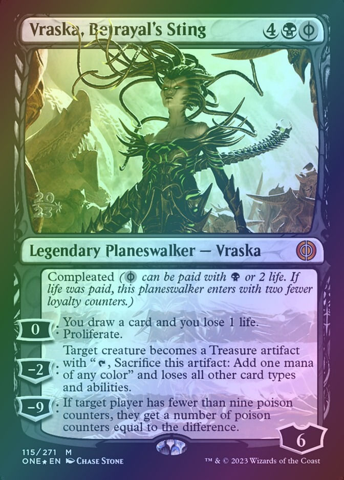 Vraska, Betrayal's Sting (PONE) (115s) / Foil