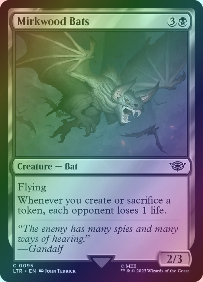 Mirkwood Bats (LTR) (95) / Foil