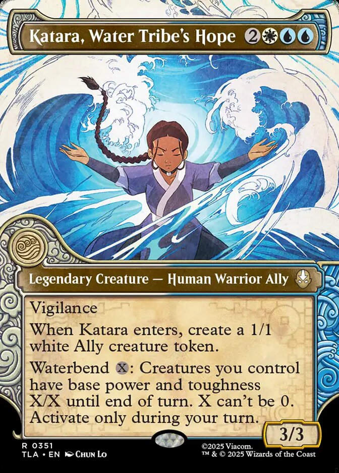 Katara, Water Tribe's Hope (TLA) (351) / Borderless / Showcase