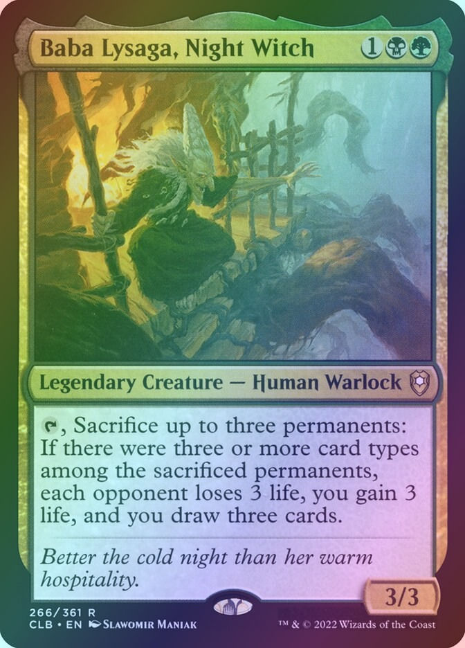 Baba Lysaga, Night Witch (CLB) (266) / Foil