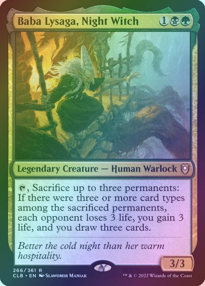 Baba Lysaga, Night Witch (CLB) (266) / Foil