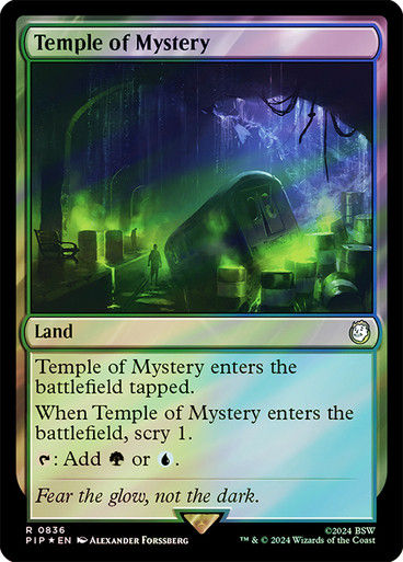 Temple of Mystery (pip) (836) / Surge Foil