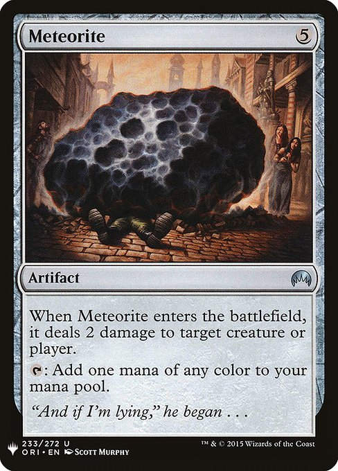 Meteorite (PLST) (ORI-233)
