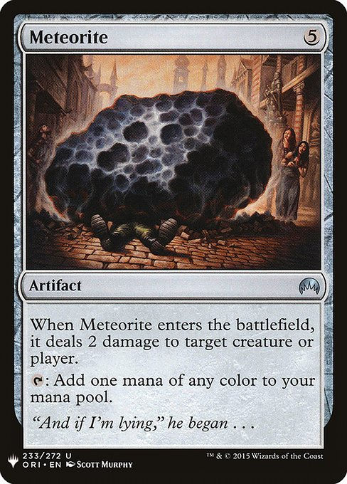 Meteorite (PLST) (ORI-233)