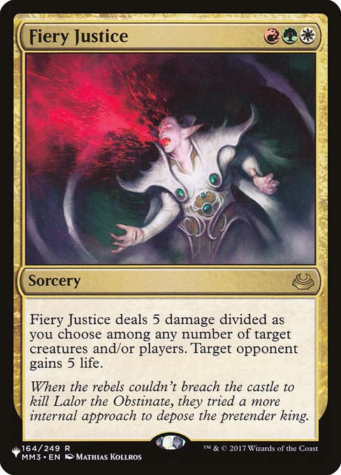 Fiery Justice (PLST) (MM3-164)