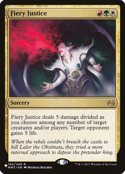Fiery Justice (PLST) (MM3-164)