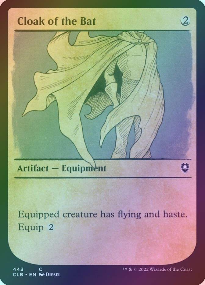 Cloak of the Bat (CLB) (443) / Showcase / Foil