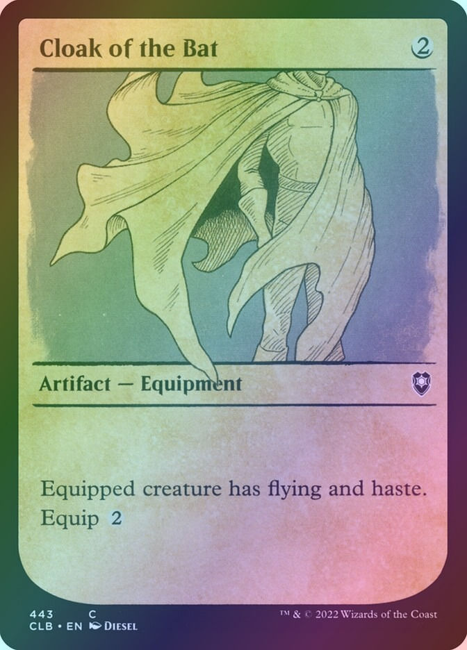 Cloak of the Bat (CLB) (443) / Showcase / Foil